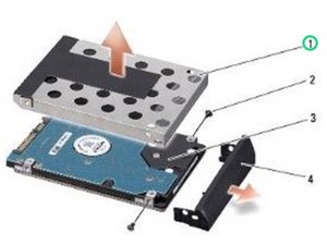 Langkah 6 — Pasang Kembali Hard Drive Cage