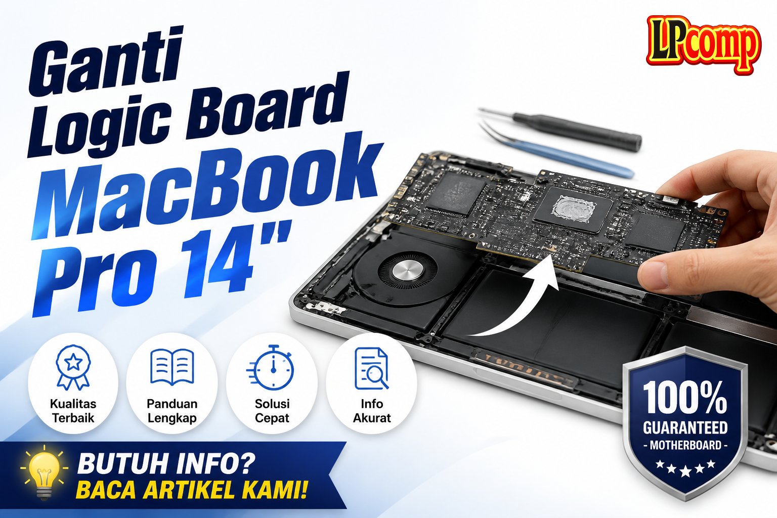 Ganti Logic Board MacBook Pro 14"