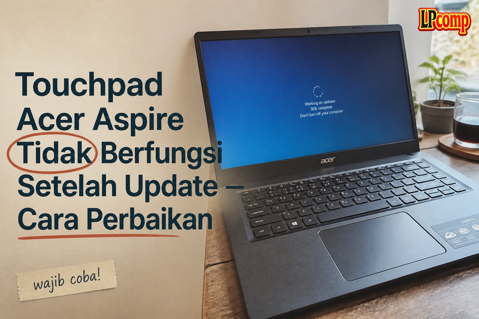 Touchpad Acer Aspire Tidak Berfungsi Setelah Update — Cara Perbaikan