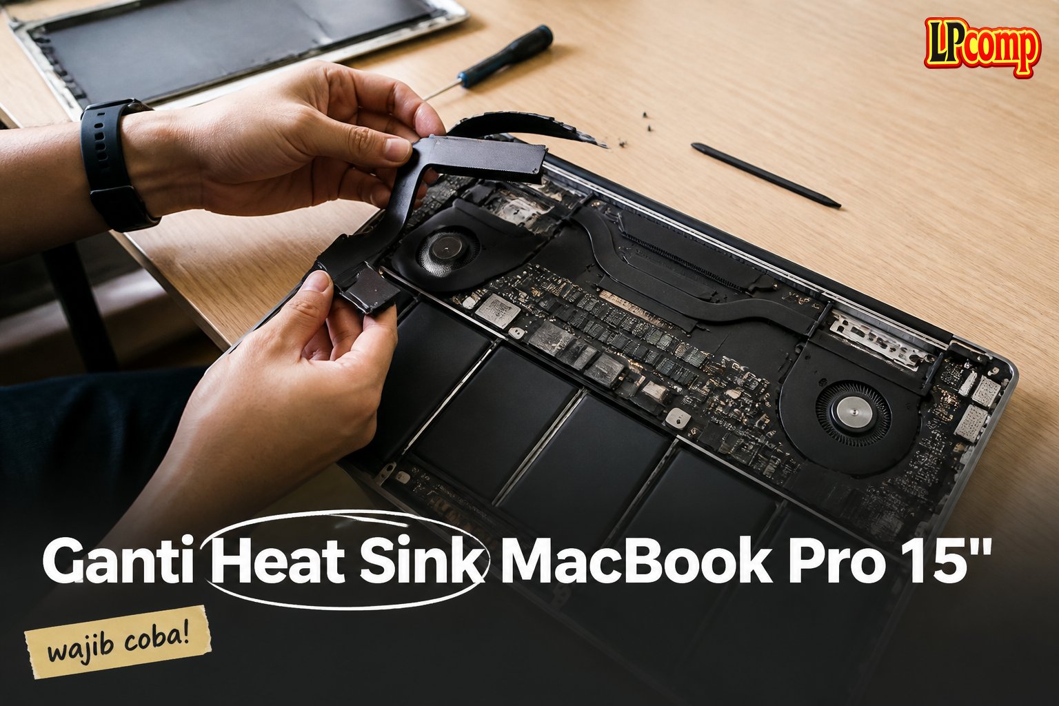 Ganti Heat Sink MacBook Pro 15"