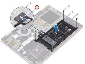 Langkah 1 — Lepaskan Kabel Baterai