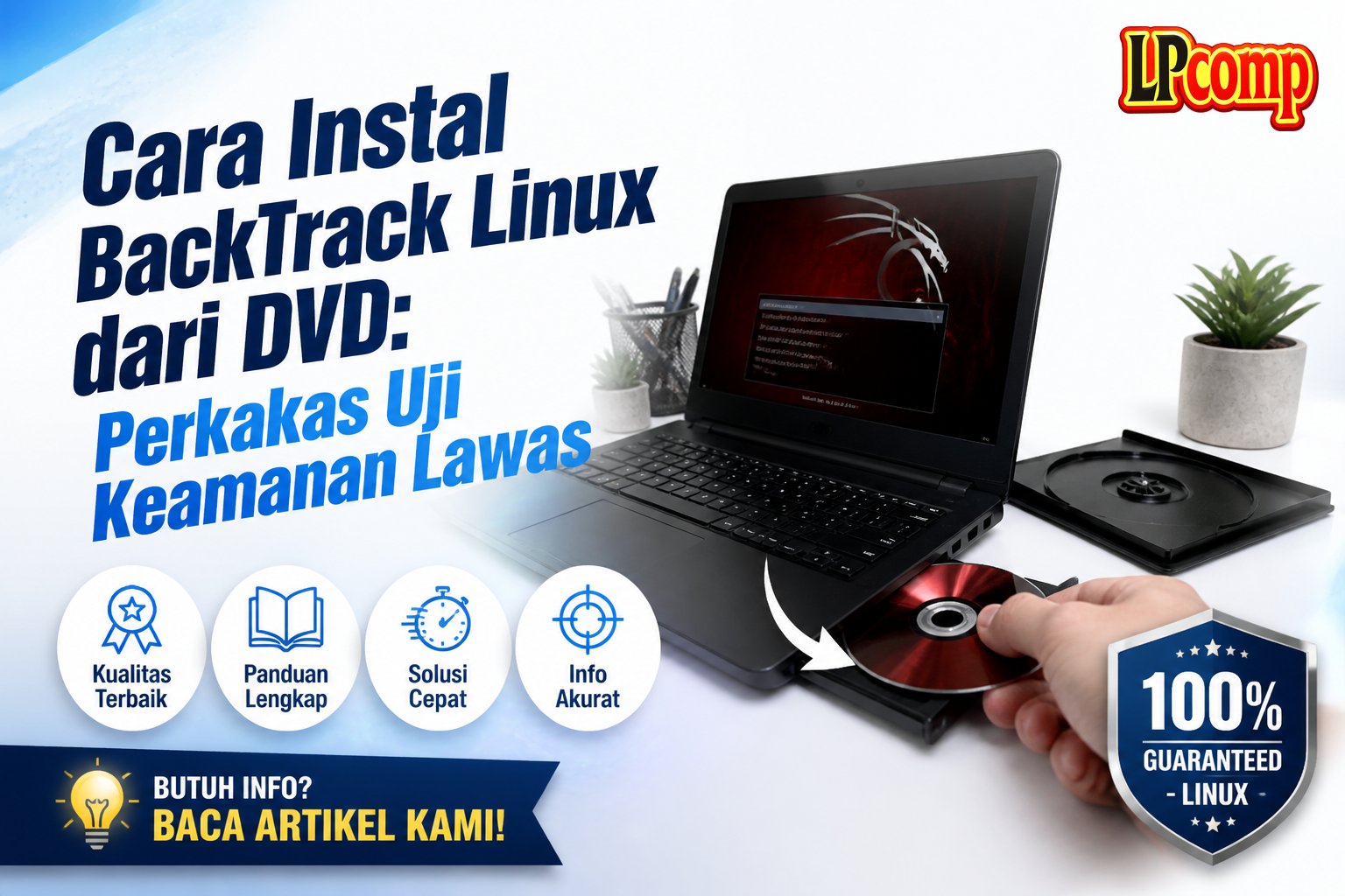 Cara Instal BackTrack Linux dari DVD: Perkakas Uji Keamanan Lawas