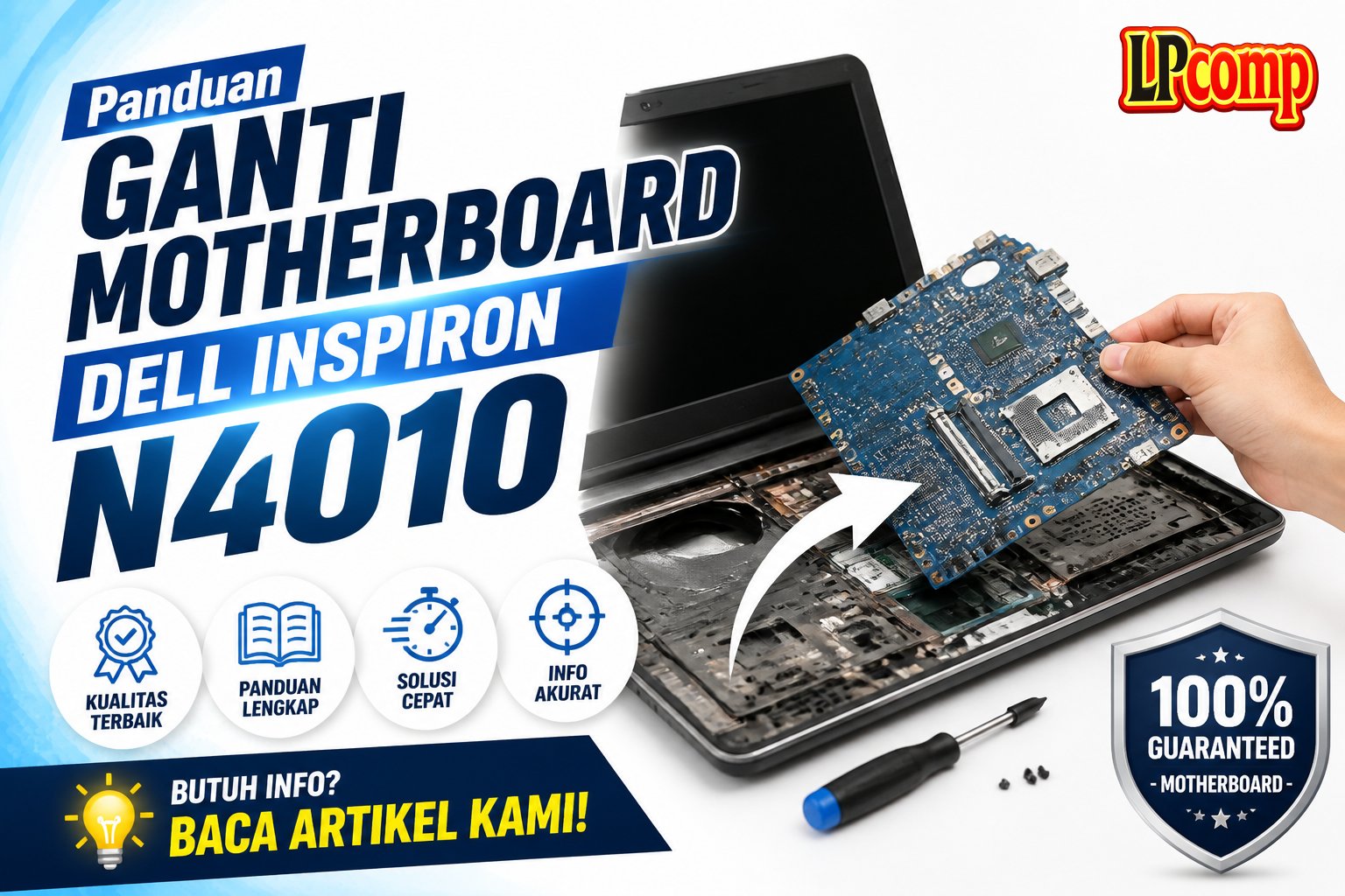 Panduan Ganti Motherboard Dell Inspiron N4010