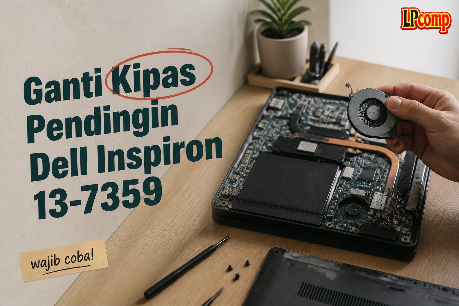 Ganti Kipas Pendingin Dell Inspiron 13-7359