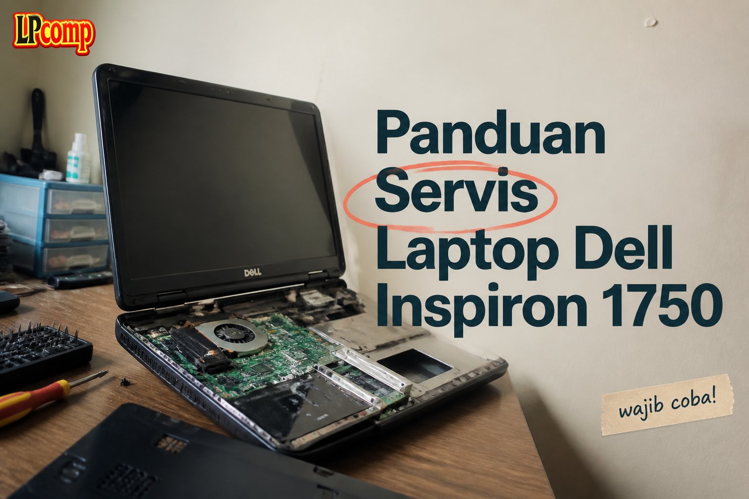 Panduan Servis Laptop Dell Inspiron 1750