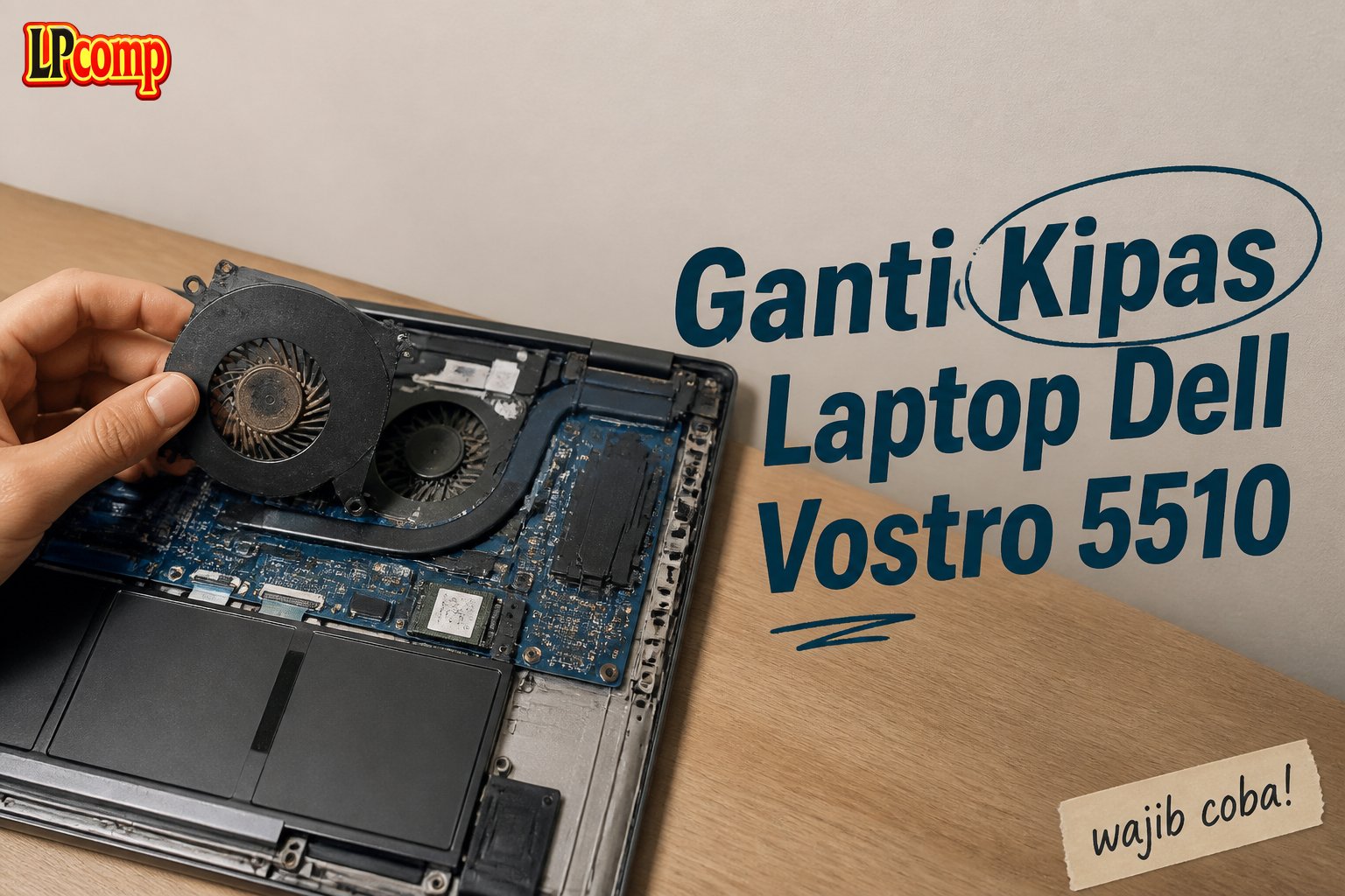 Ganti Kipas Laptop Dell Vostro 5510