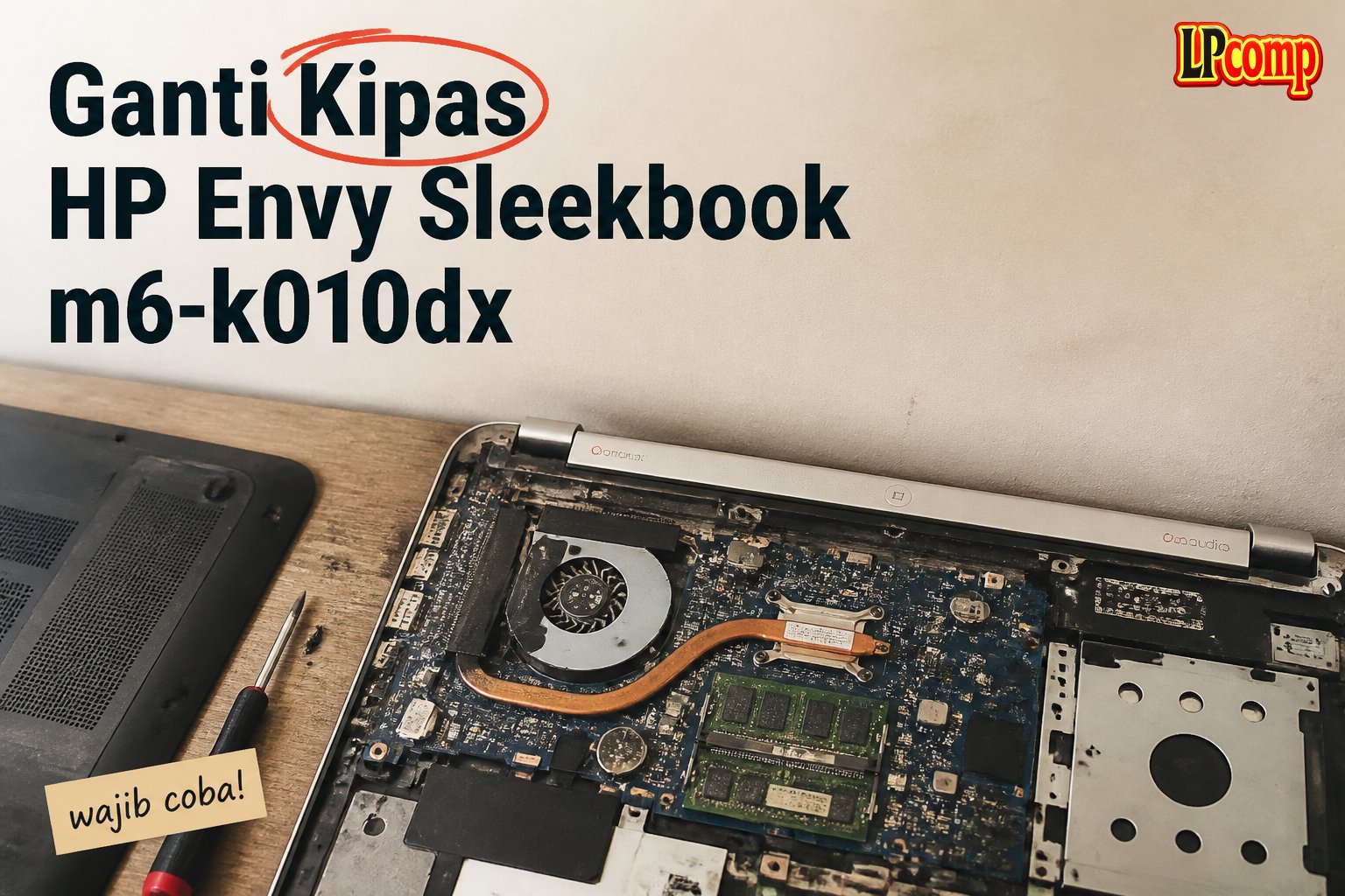 Ganti Kipas HP Envy Sleekbook m6-k010dx