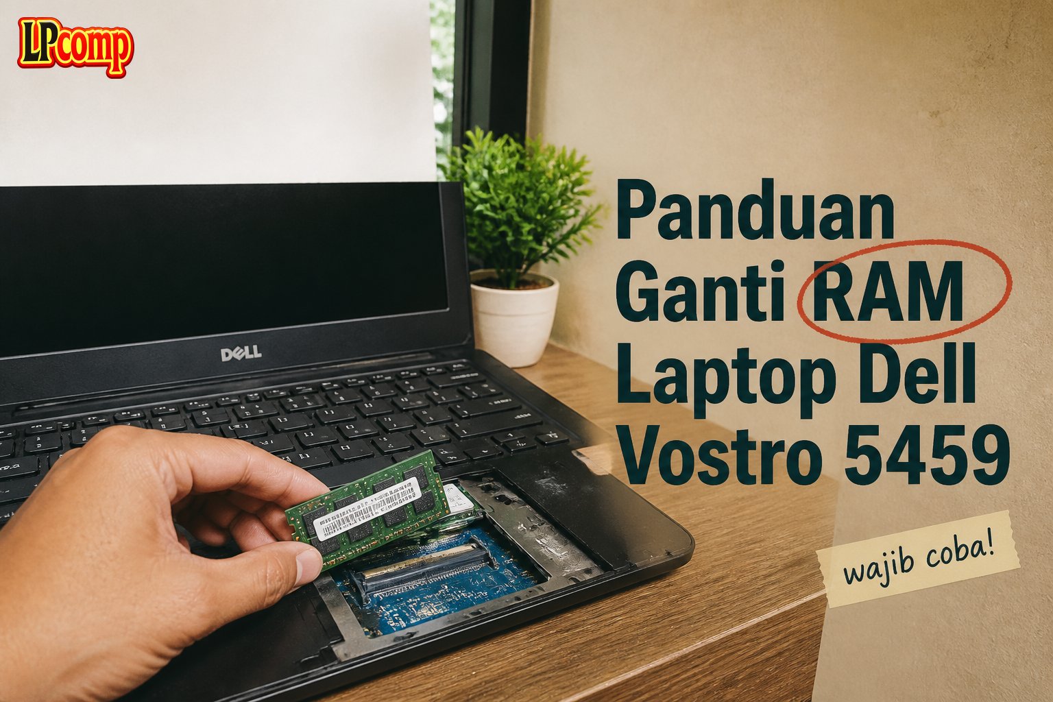 Panduan Ganti RAM Laptop Dell Vostro 5459