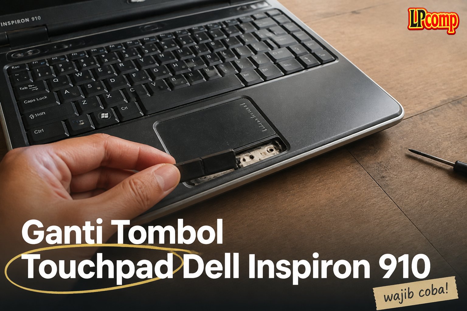Ganti Tombol Touchpad Dell Inspiron 910