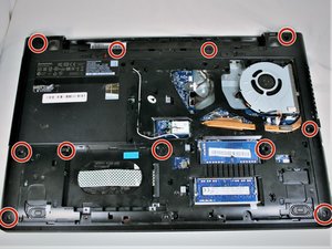 Langkah 10 — Lepaskan Panel Atas