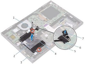 Langkah 11 — Mengatur Lubang Sekrup Hard Drive