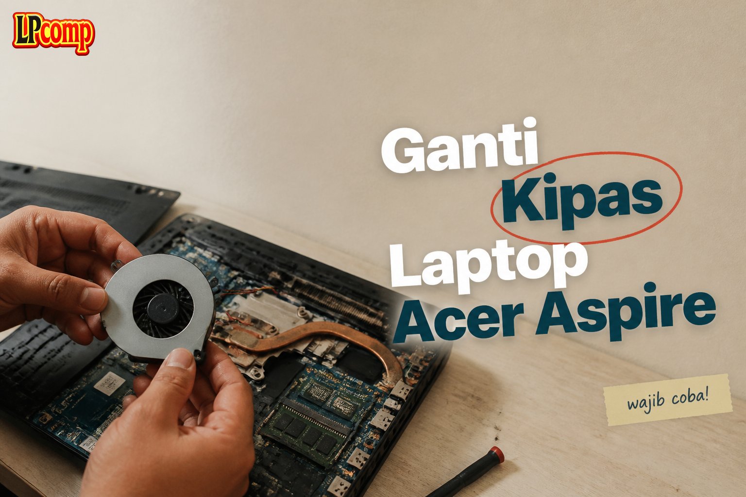 Ganti Kipas Laptop Acer Aspire