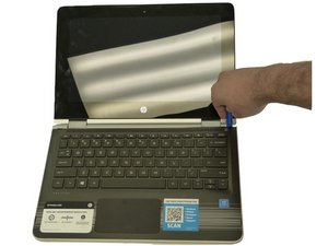 Langkah 4 — Buka Keyboard dan Lepaskan dari Basis Laptop