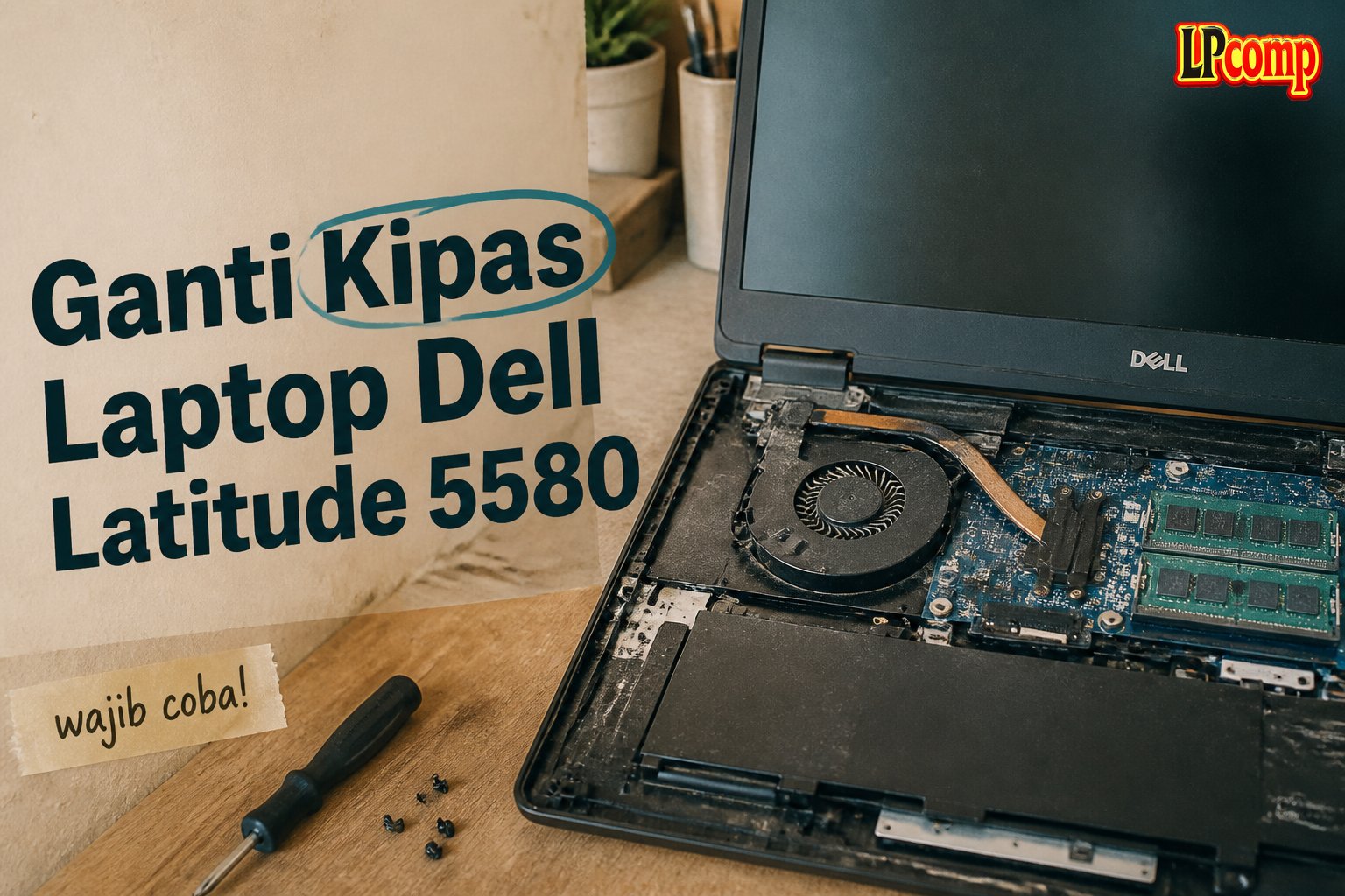 Ganti Kipas Laptop Dell Latitude 5580