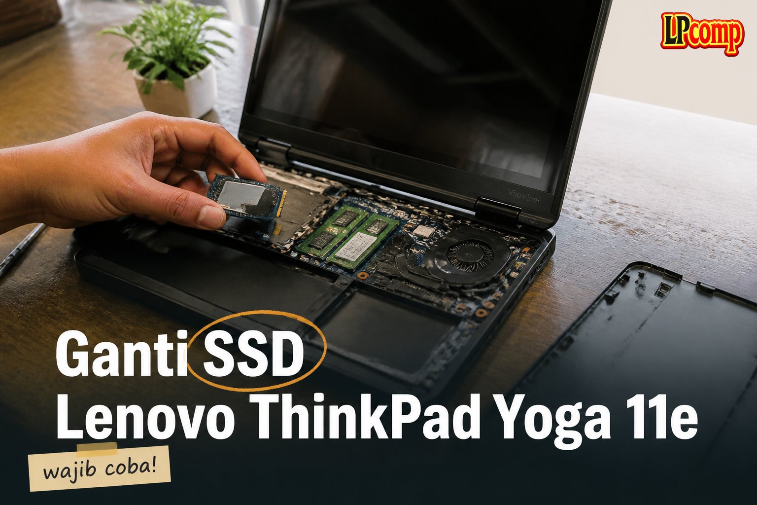 Ganti SSD Lenovo ThinkPad Yoga 11e