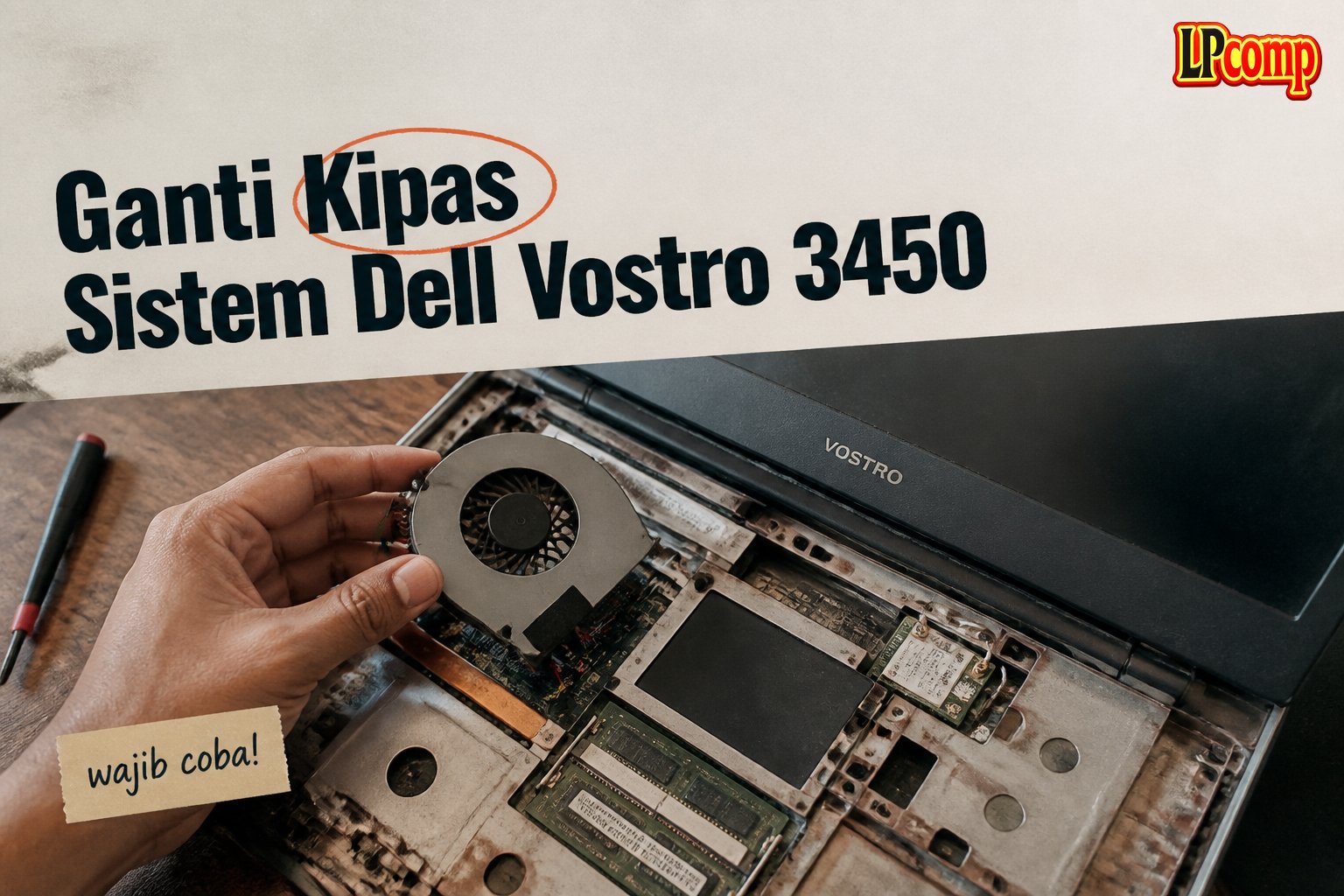Ganti Kipas Sistem Dell Vostro 3450