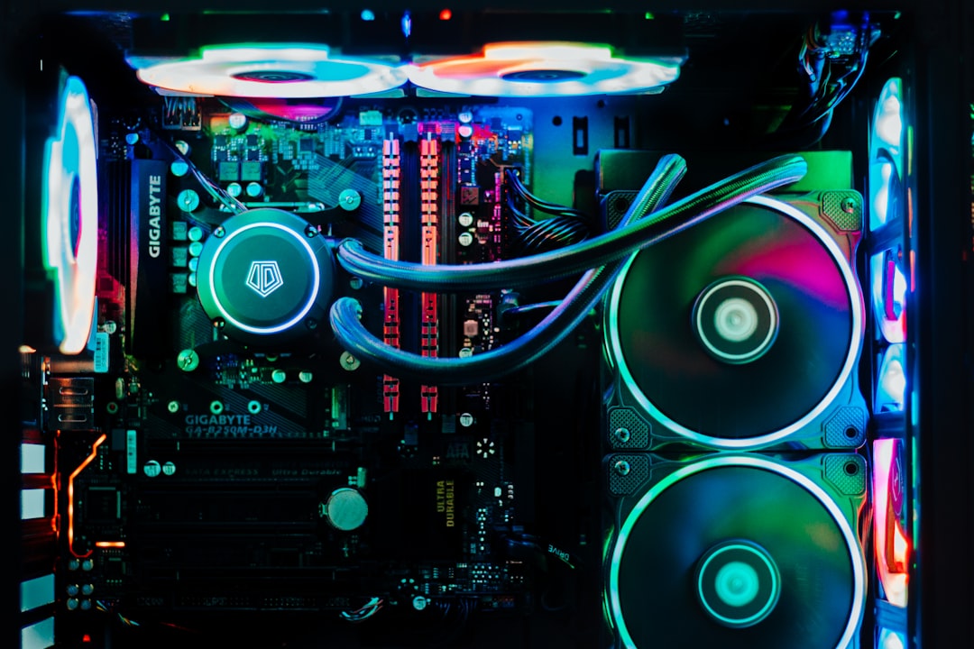 PC gaming dengan pendingin dan RGB