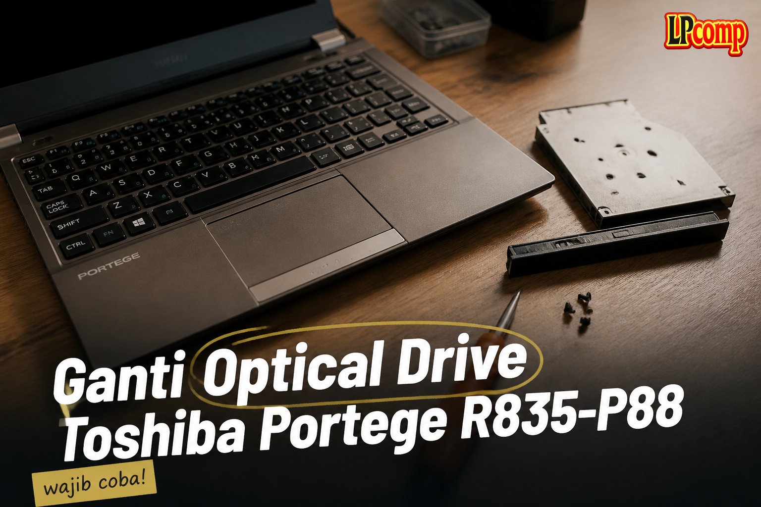 Ganti Optical Drive Toshiba Portege R835-P88