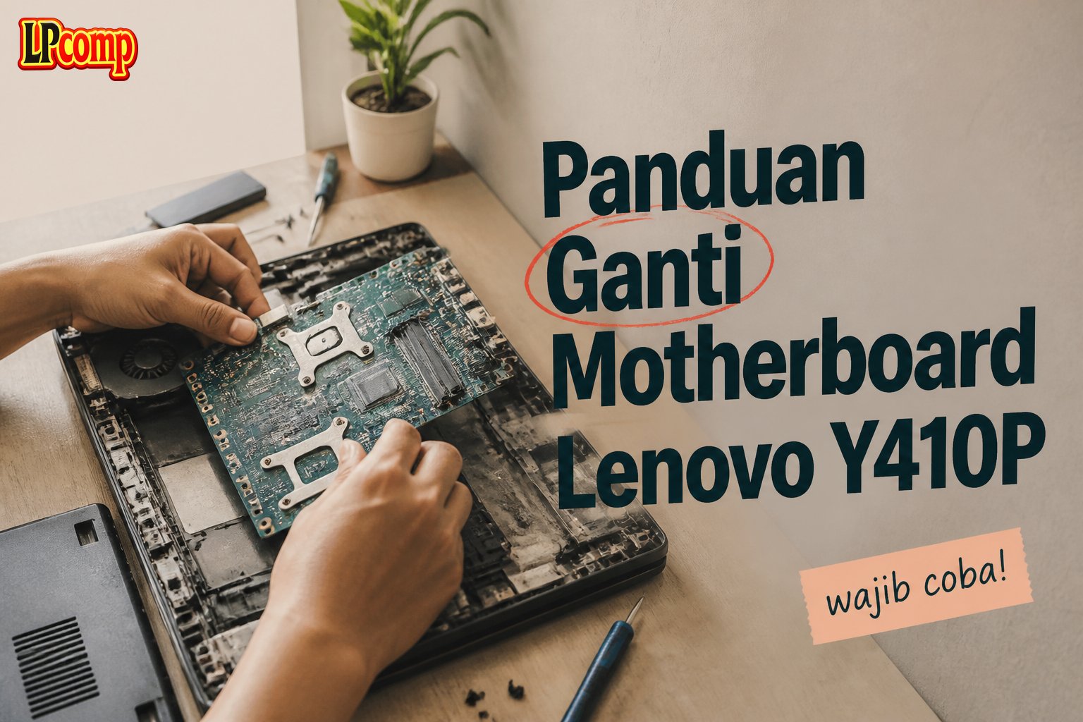 Panduan Ganti Motherboard Lenovo Y410P