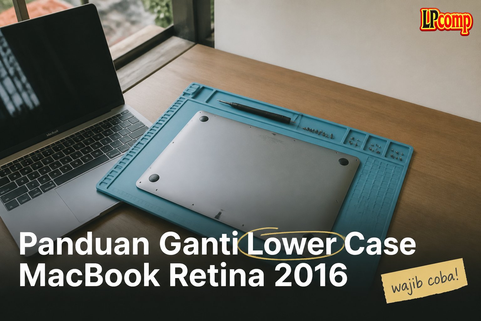 Panduan Ganti Lower Case MacBook Retina 2016