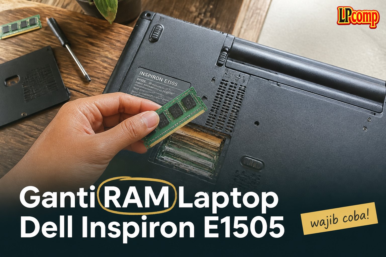 Ganti RAM Laptop Dell Inspiron E1505