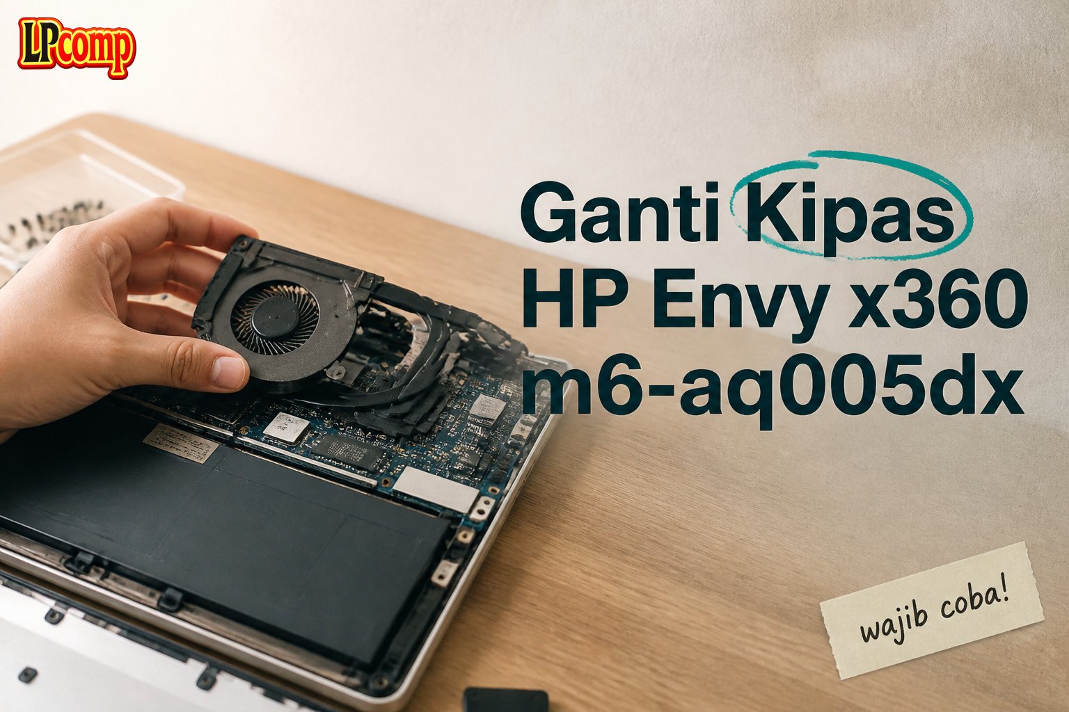 Ganti Kipas HP Envy x360 m6-aq005dx