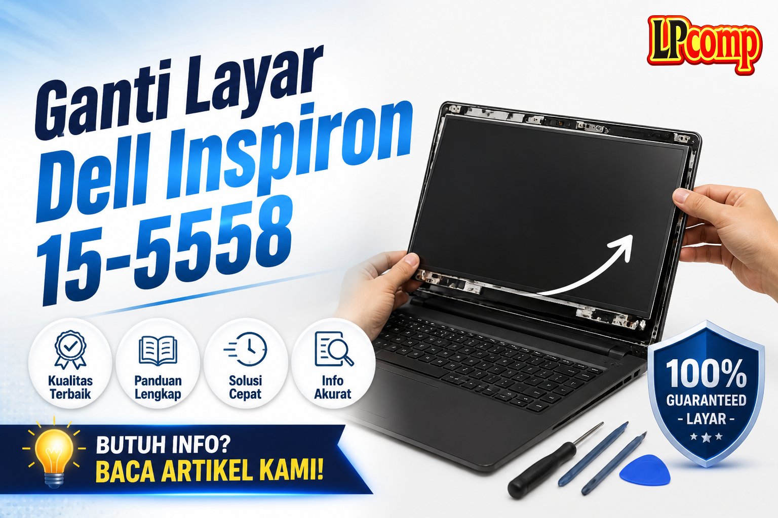 Ganti Layar Dell Inspiron 15-5558