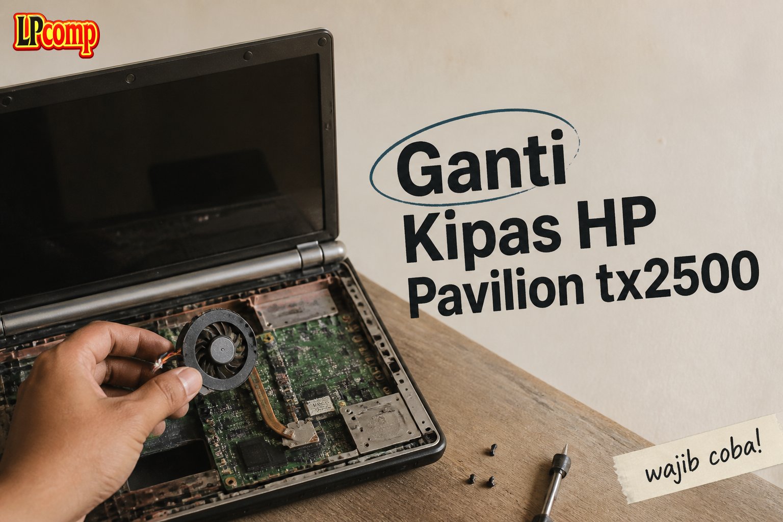 Ganti Kipas HP Pavilion tx2500