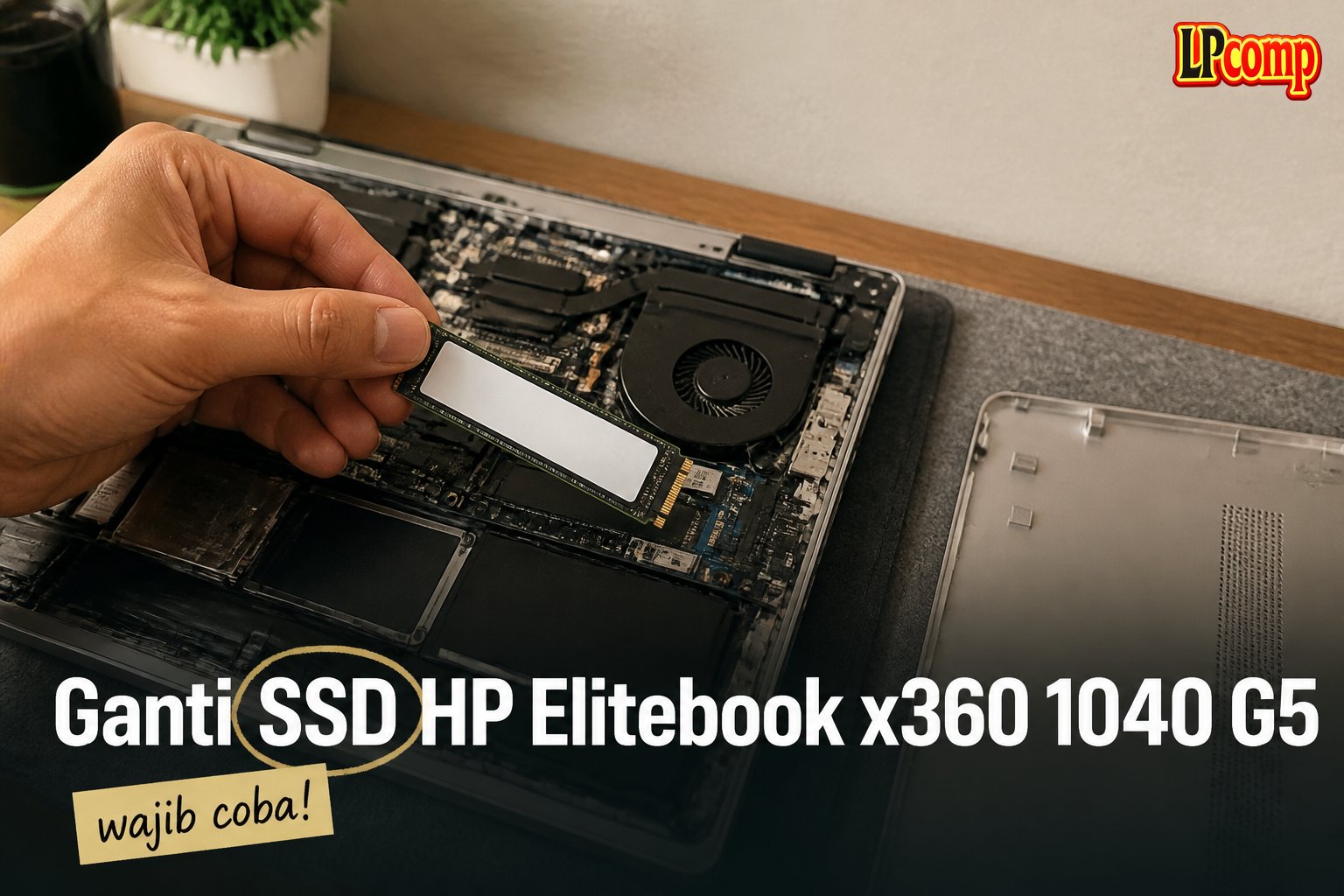 Ganti SSD HP Elitebook x360 1040 G5
