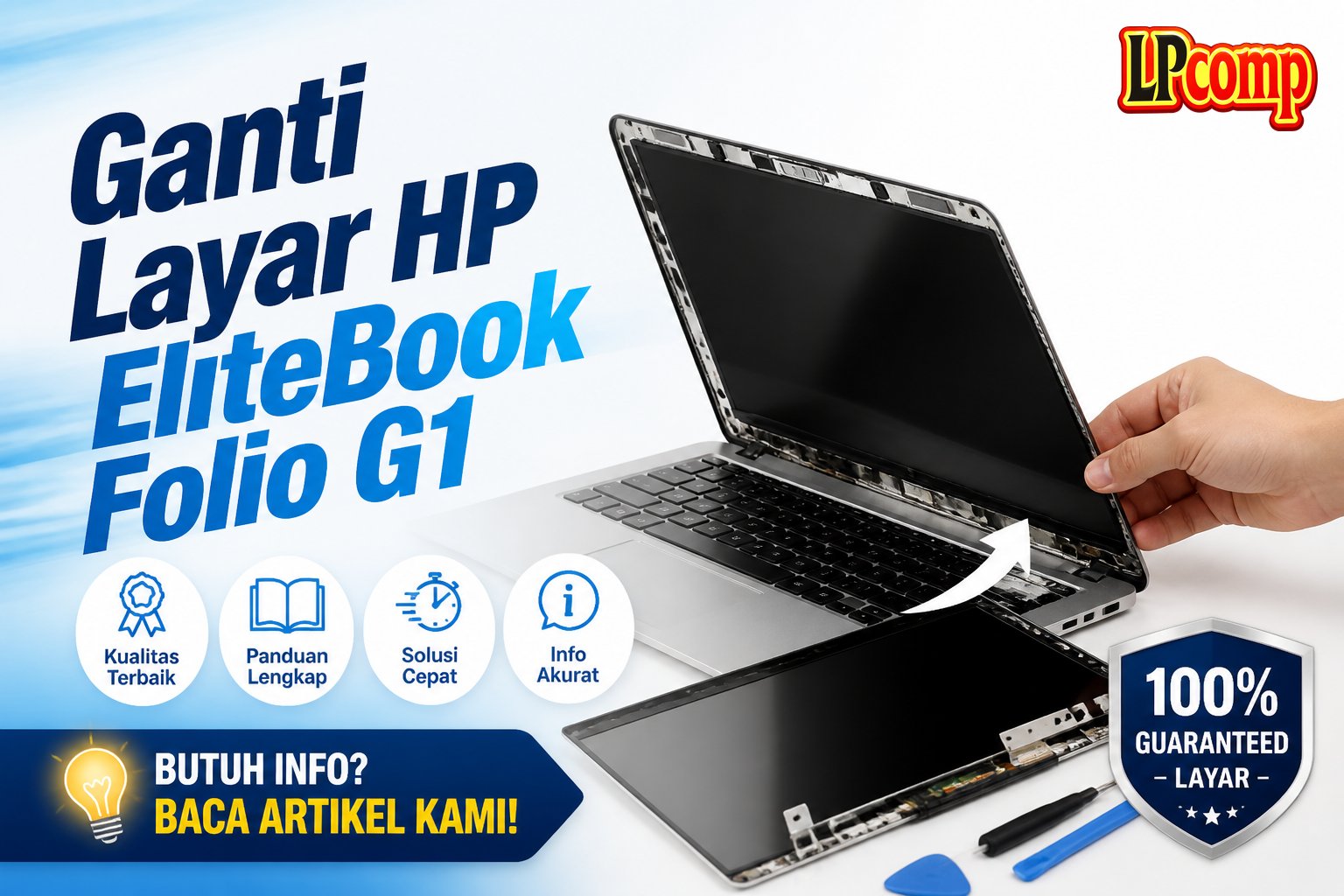 Ganti Layar HP EliteBook Folio G1