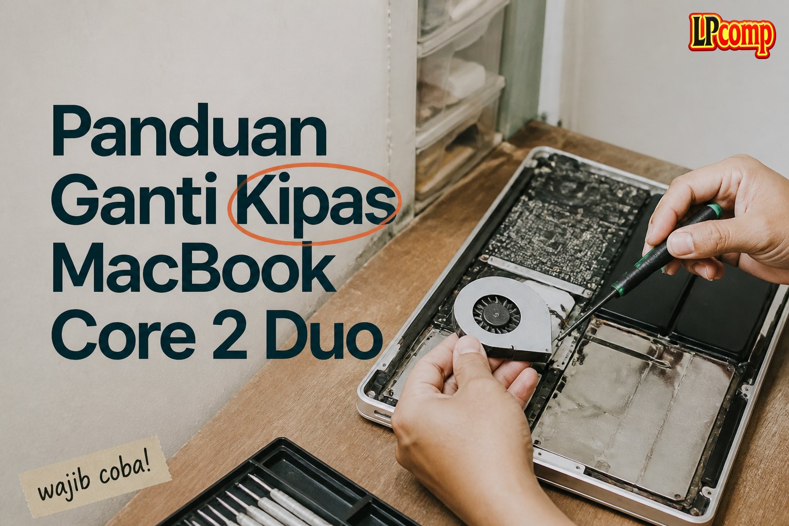 Panduan Ganti Kipas MacBook Core 2 Duo