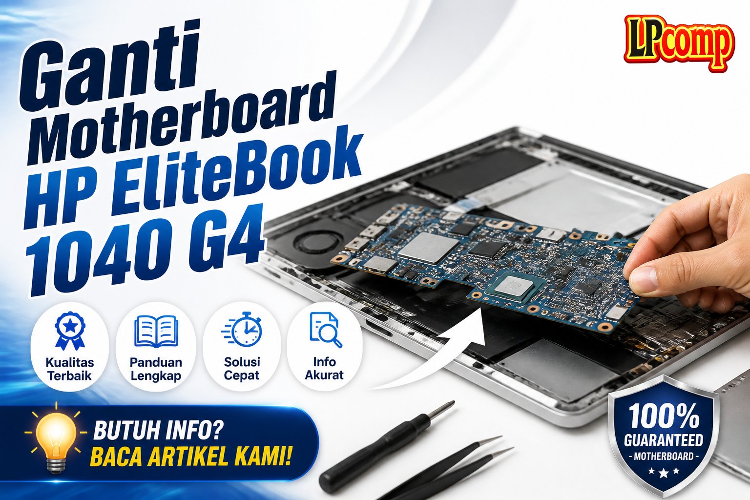 Ganti Motherboard HP EliteBook 1040 G4