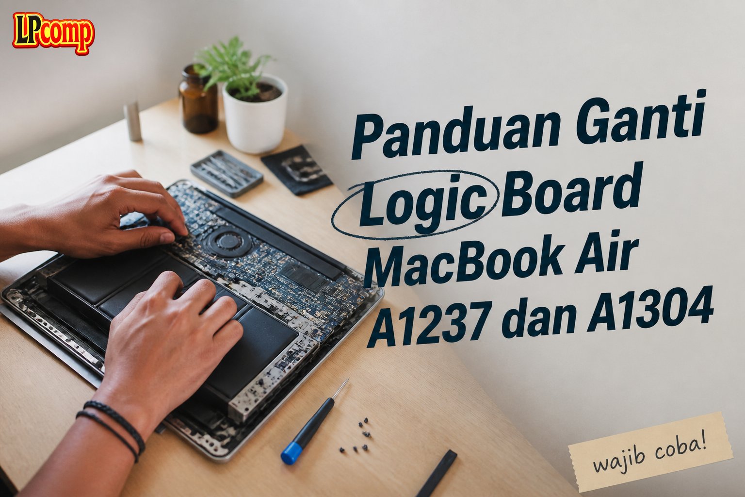 Panduan Ganti Logic Board MacBook Air A1237 dan A1304