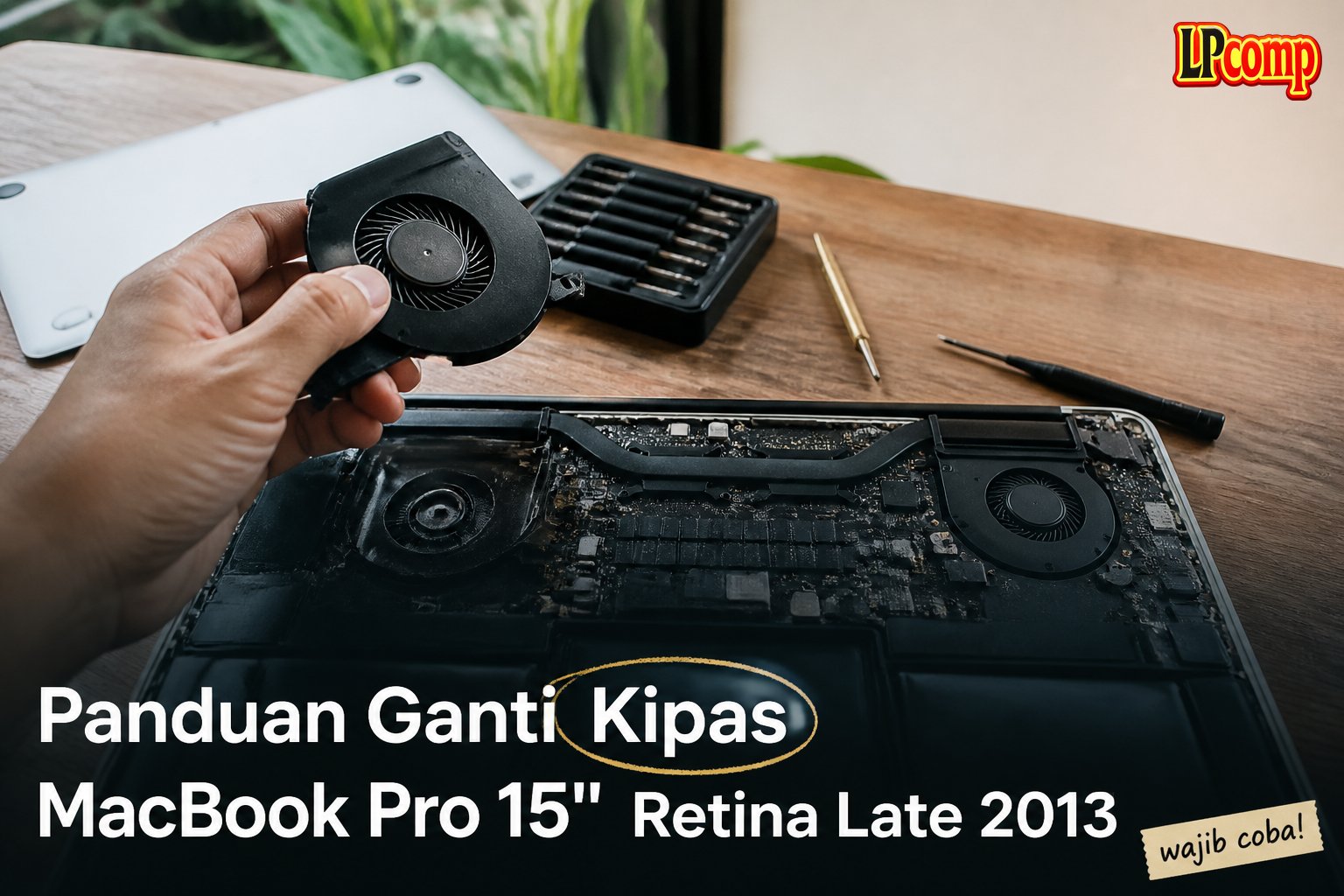 Panduan Ganti Kipas MacBook Pro 15" Retina Late 2013