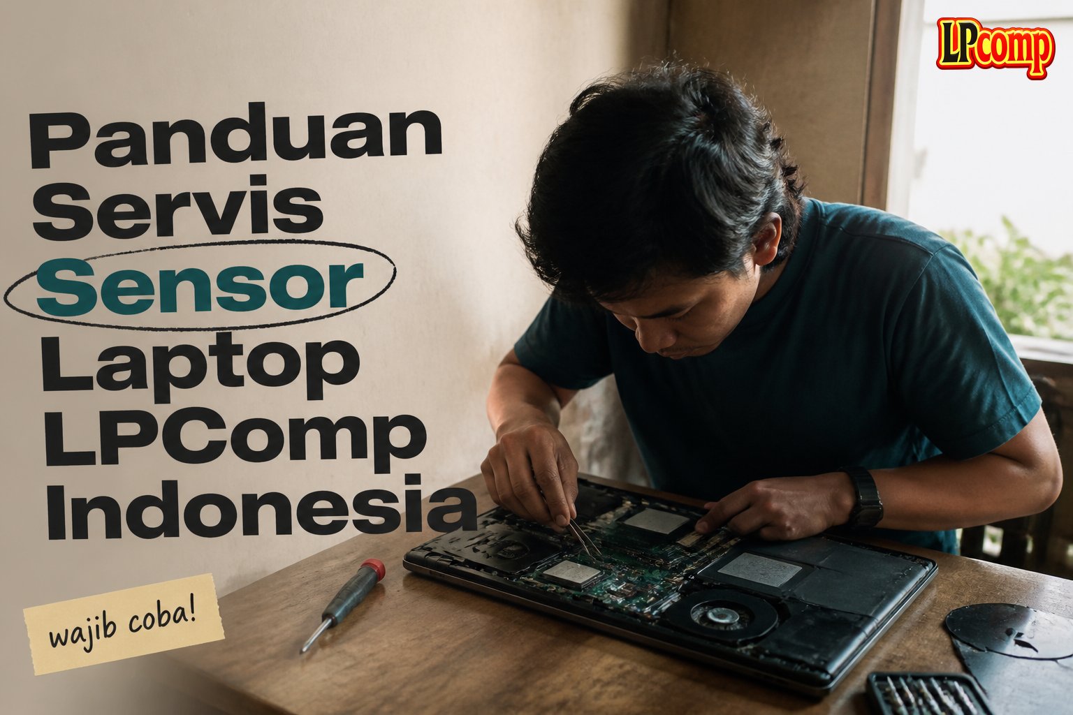 Panduan Servis Sensor Laptop LPComp Indonesia