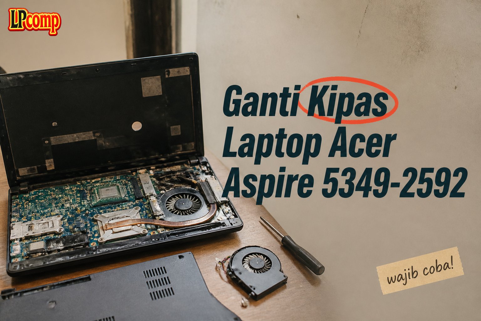 Ganti Kipas Laptop Acer Aspire 5349-2592