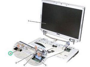 Langkah 6 — Lepaskan Kabel Kamera/Mikrofon