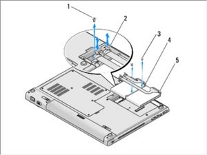 Langkah 2 — Menghapus Kabel Hard Drive