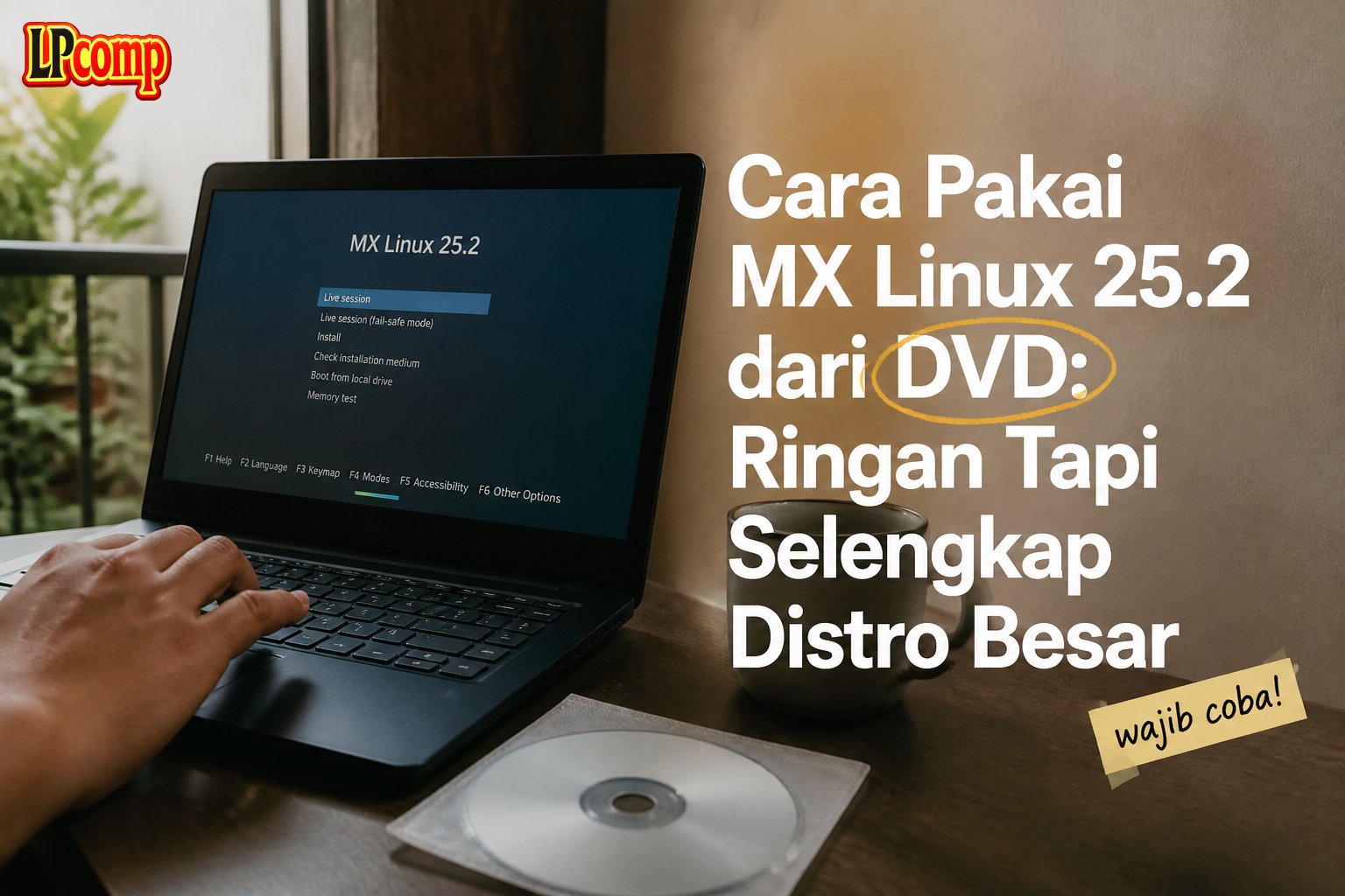 Cara Pakai MX Linux 25.2 dari DVD: Ringan Tapi Selengkap Distro Besar