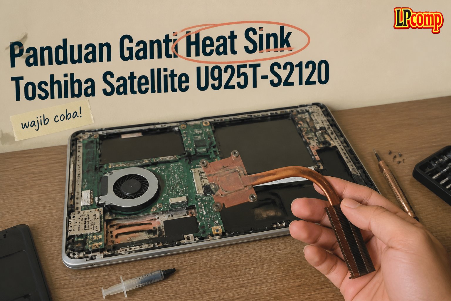 Panduan Ganti Heat Sink Toshiba Satellite U925T-S2120