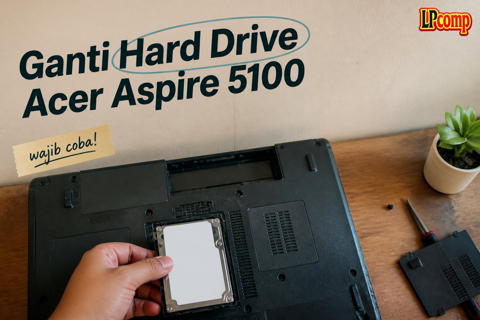 Ganti Hard Drive Acer Aspire 5100