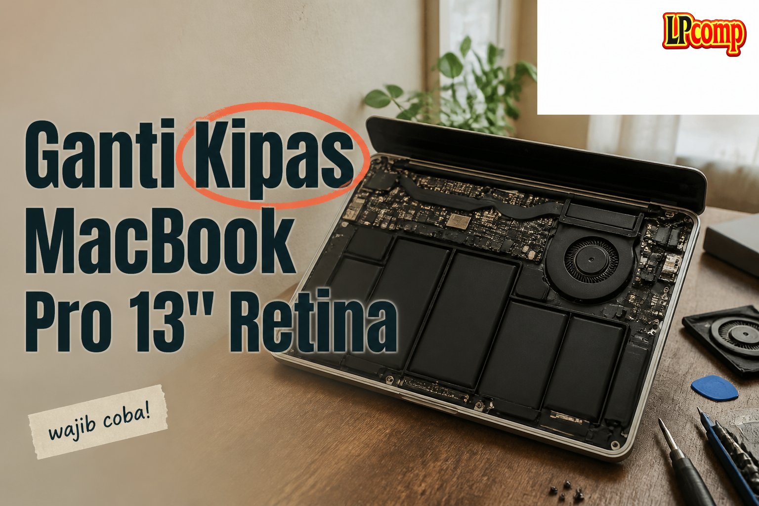 Ganti Kipas MacBook Pro 13" Retina