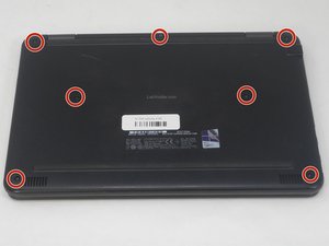 Langkah 1 — Matikan Laptop dan Lepaskan Screws Bawah