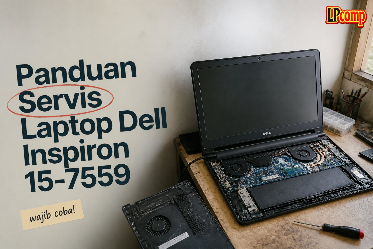 Panduan Servis Laptop Dell Inspiron 15-7559
