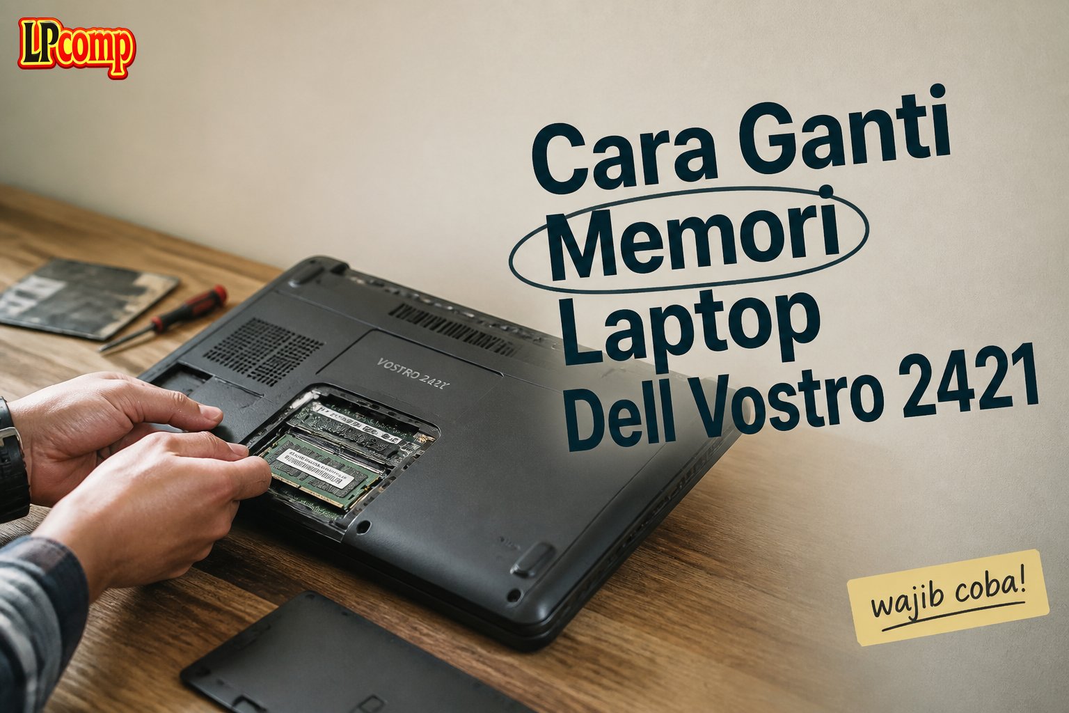 Cara Ganti Memori Laptop Dell Vostro 2421
