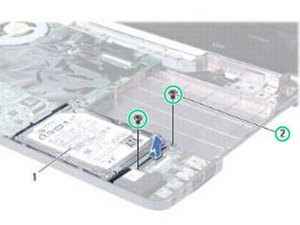 Langkah 7 — Memasang Screws Penjepit ke Laptop