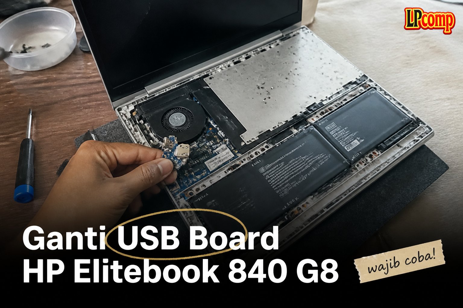 Ganti USB Board HP Elitebook 840 G8