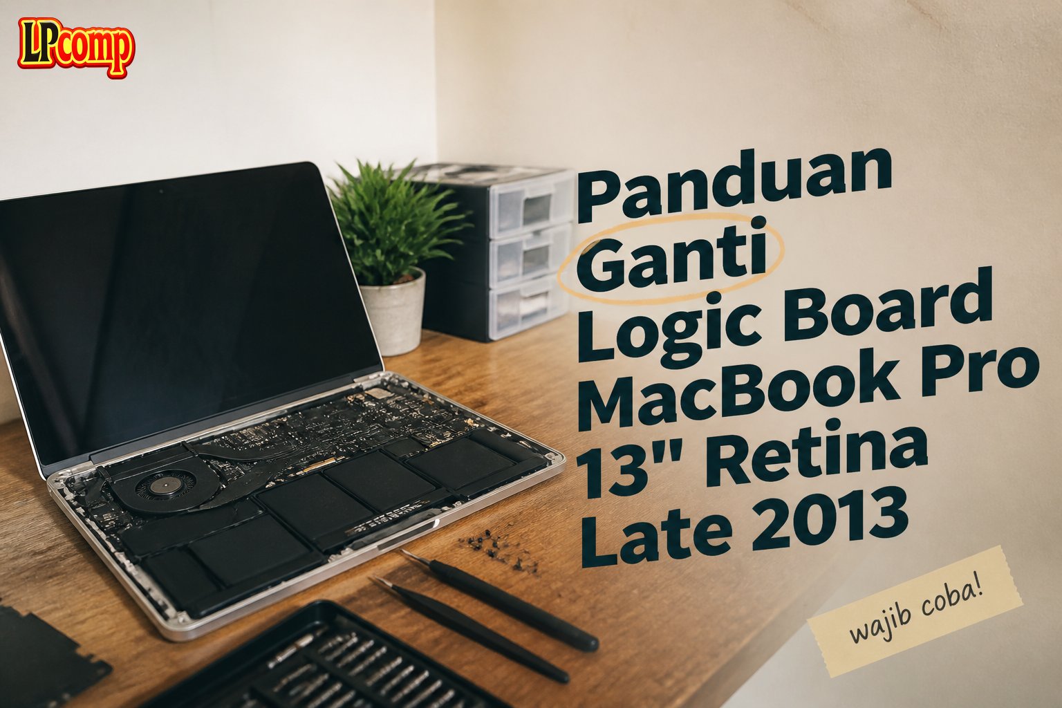 Panduan Ganti Logic Board MacBook Pro 13" Retina Late 2013