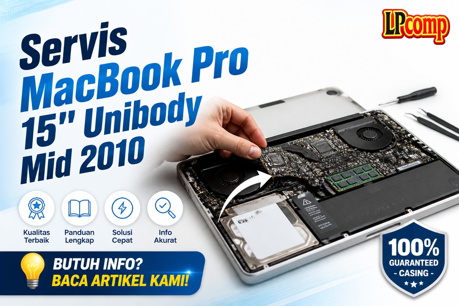 Servis MacBook Pro 15" Unibody Mid 2010