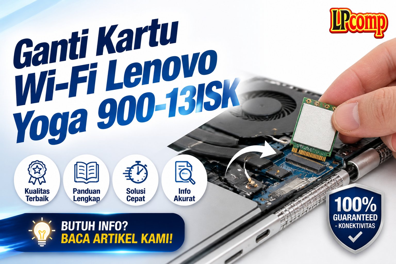 Ganti Kartu Wi-Fi Lenovo Yoga 900-13ISK